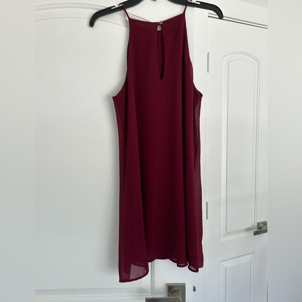 Flowy Summer Maroon Julie Billiart Dress